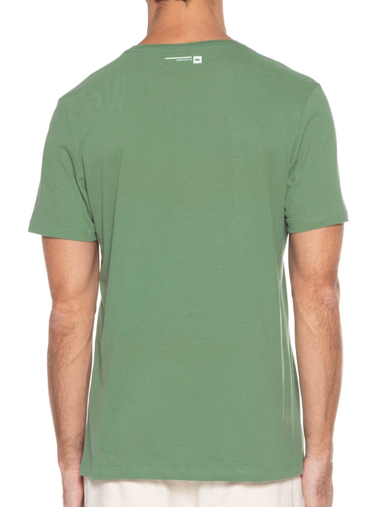 Camiseta Masculina Malha Silk Praia Carioca Verde Armadillo