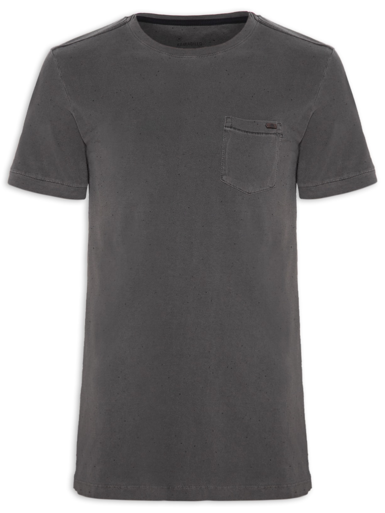 Camiseta Masculina Malha Terral Cinza Armadillo