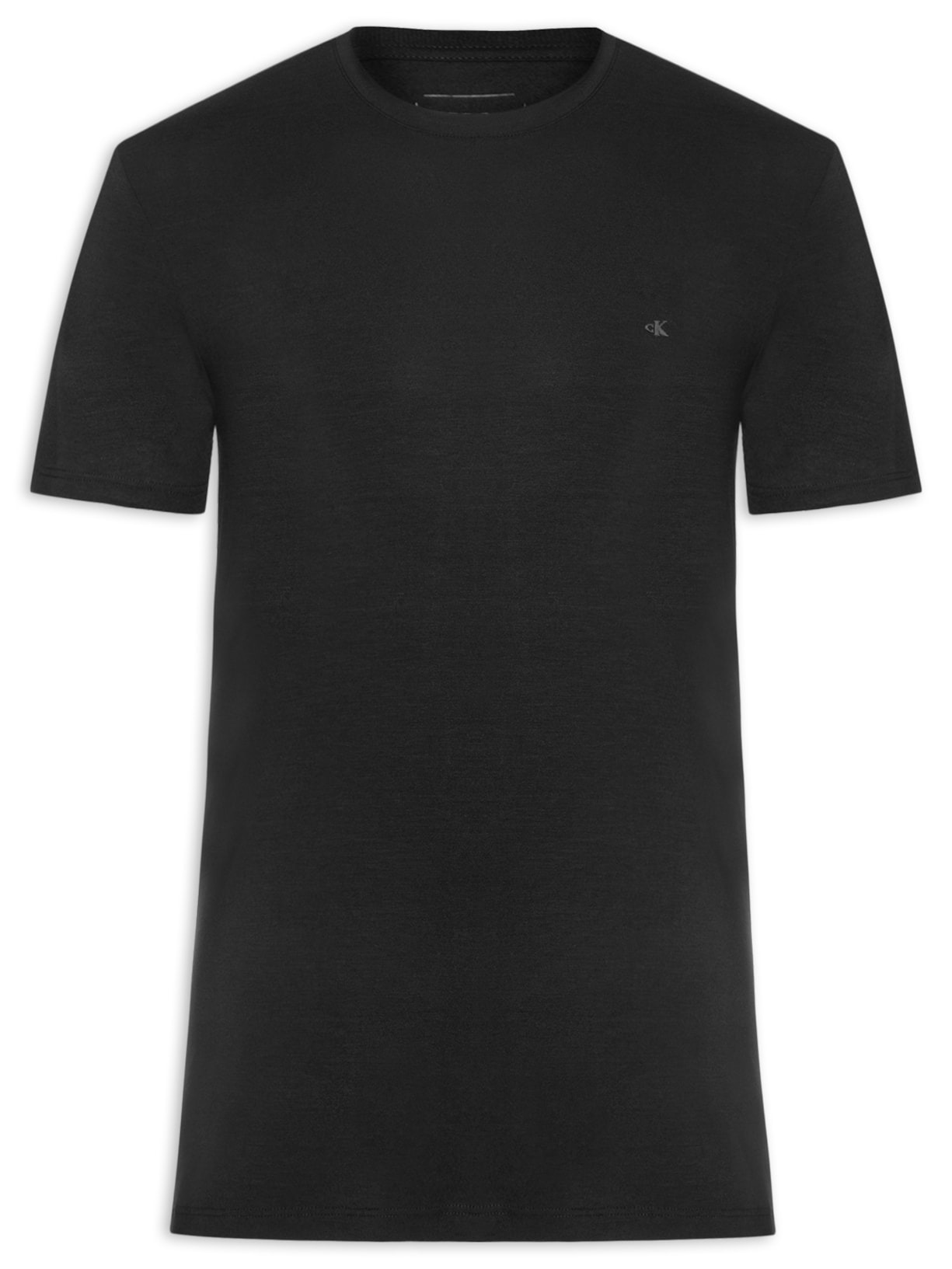 Camiseta Masculina Malhão com Punhos Preto Calvin Klein Jeans