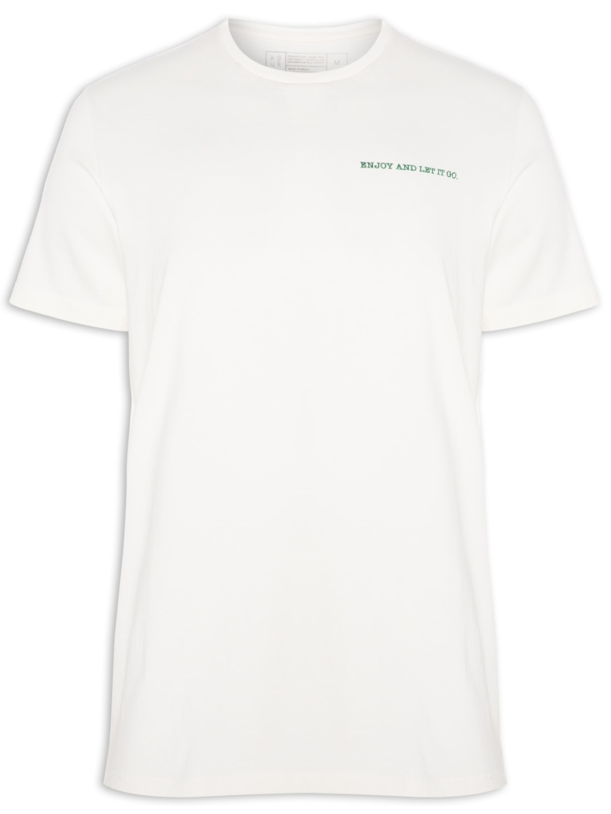 Camiseta Masculina Malhão Enjoy - Off White