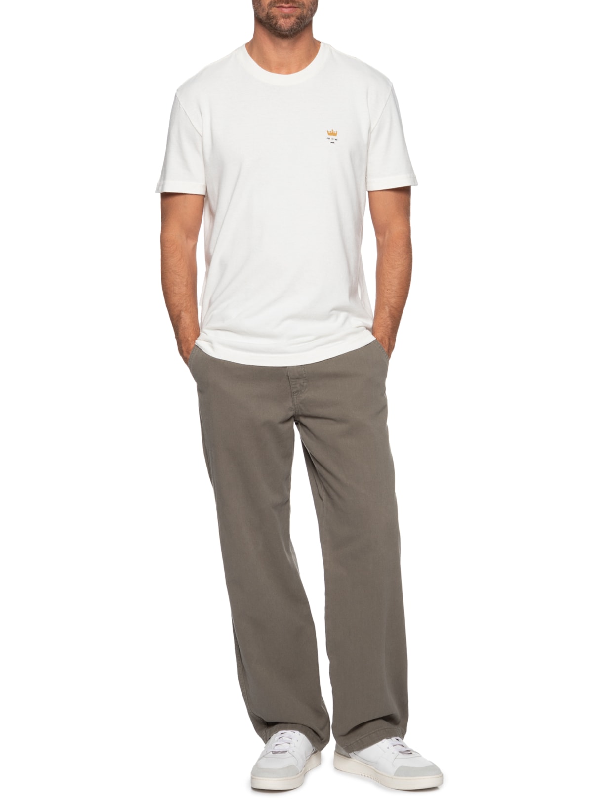 Camiseta Masculina Manga Curta 1989 Rj Made In Brazil Branco Osklen