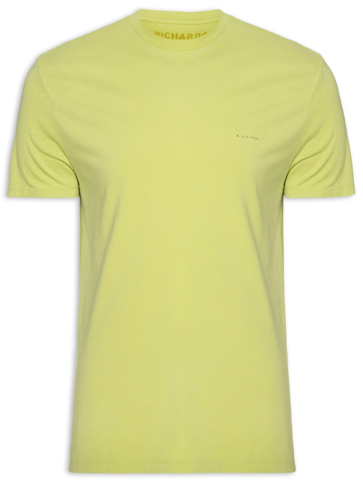 Camiseta Masculina Manga Curta - Amarelo
