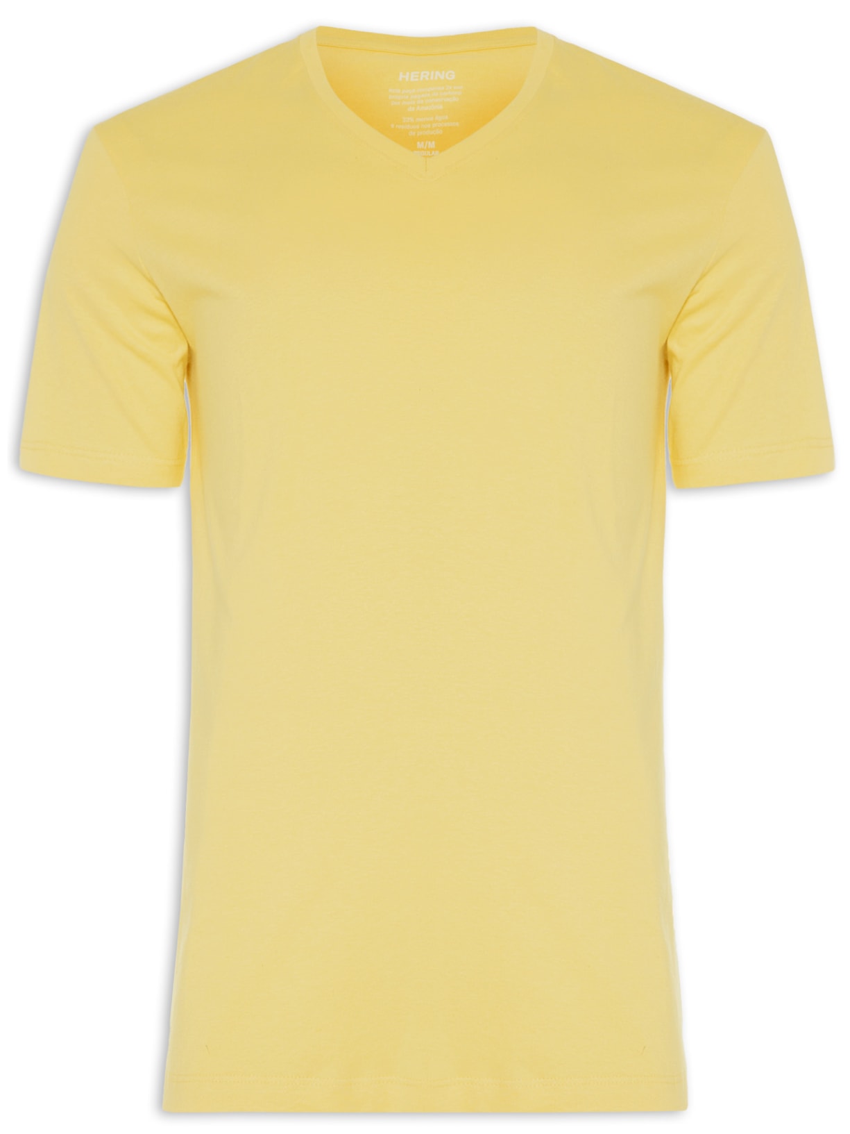Camiseta Masculina Manga Curta - Amarelo