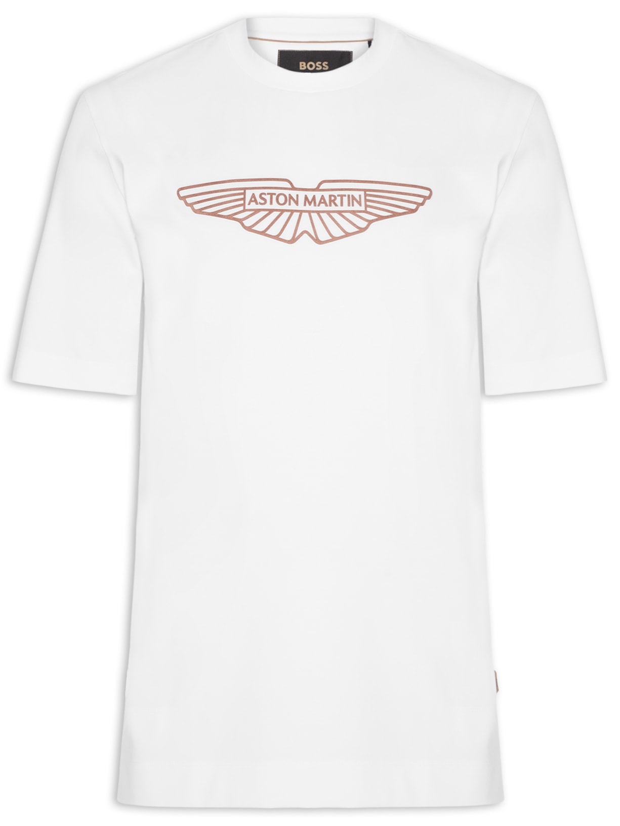 Camiseta Masculina Manga Curta Aston Martin - Branco