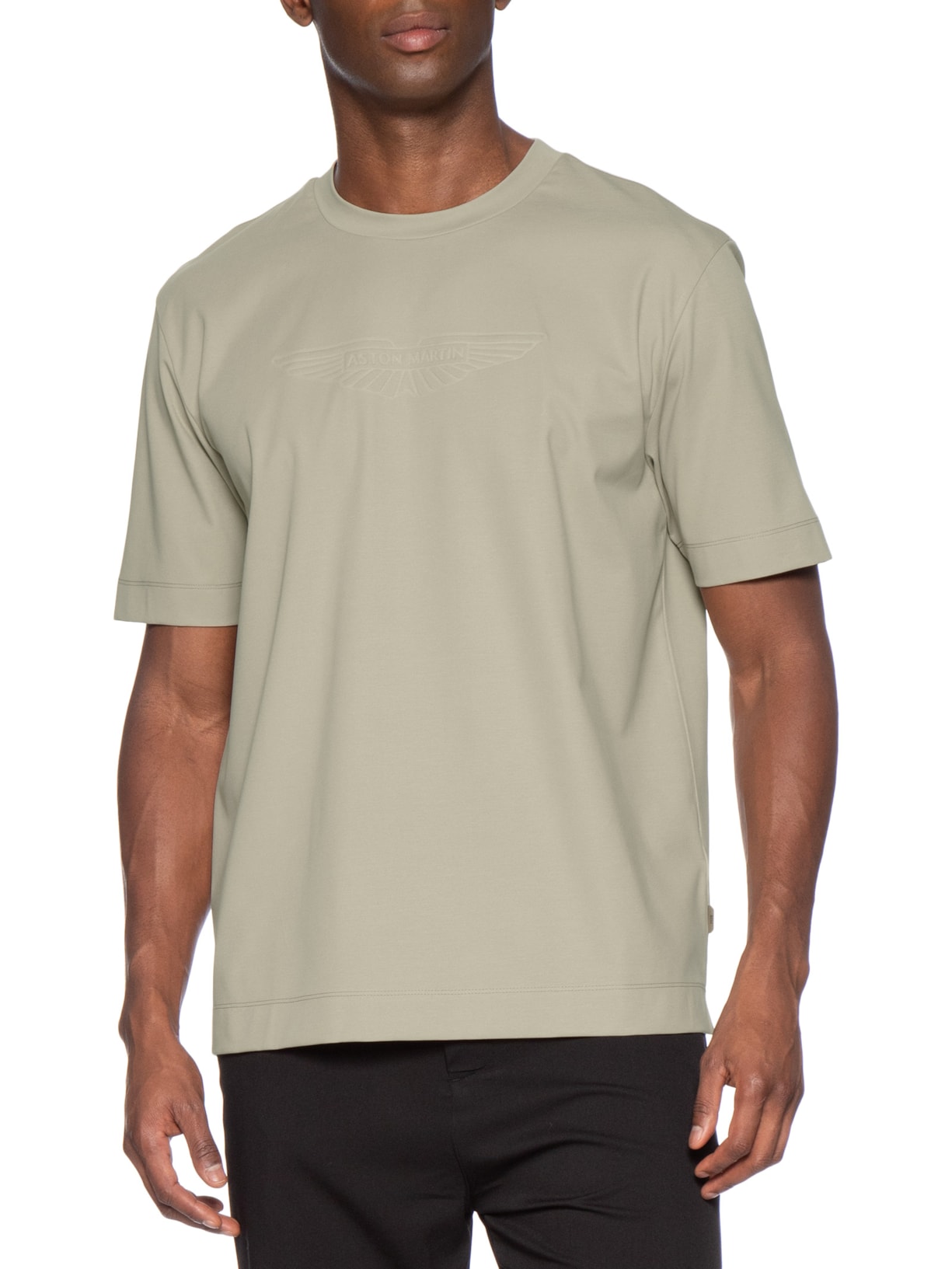 Camiseta Masculina Manga Curta Aston Martin L-Max Marrom Boss