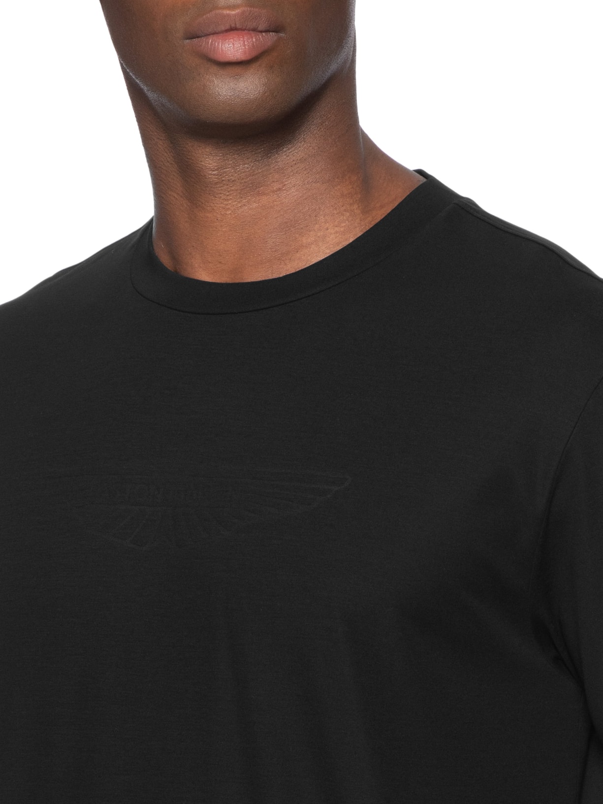 Camiseta Masculina Manga Curta Aston Martin L-Max Preto Boss