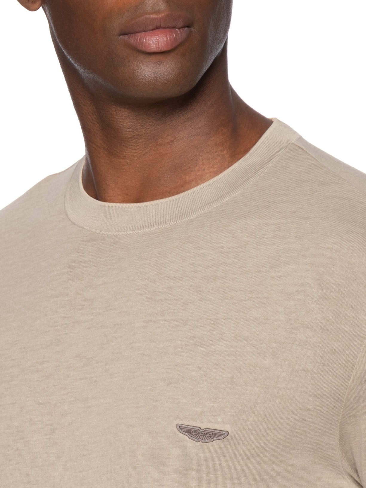 Camiseta Masculina Manga Curta Aston Martin L-Tyler Marrom Boss