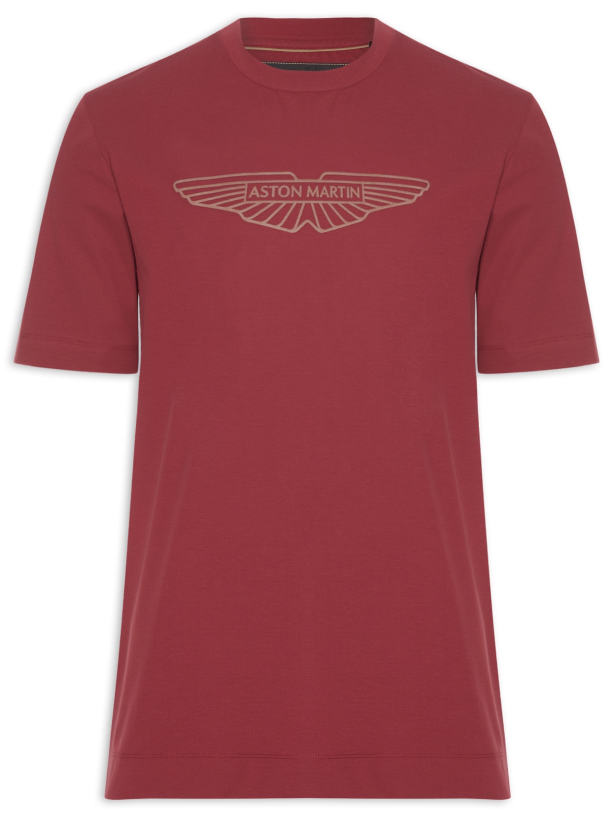 Camiseta Masculina Manga Curta Aston Martin - Vermelho