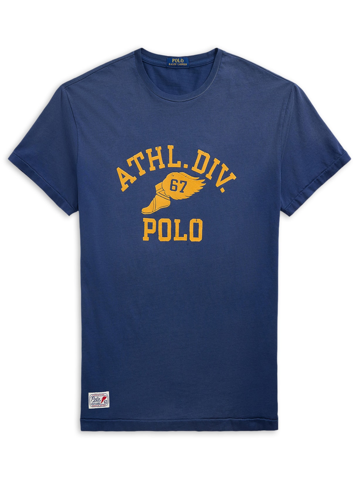 Camiseta Masculina Manga Curta Athl Div - Azul