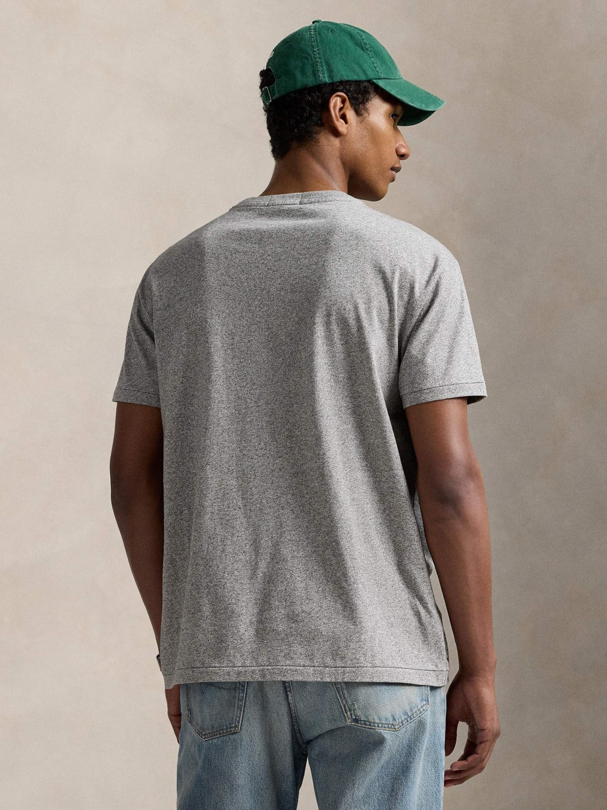 Camiseta Masculina Manga Curta Athl Div Cinza Polo Ralph Lauren