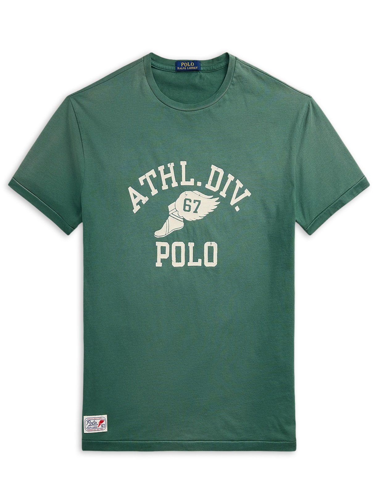 Camiseta Masculina Manga Curta Athl Div - Verde
