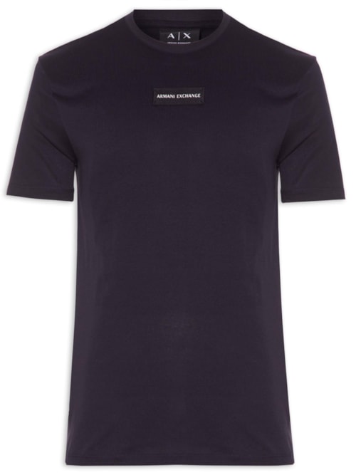 Camiseta Masculina Manga Curta AX - Azul