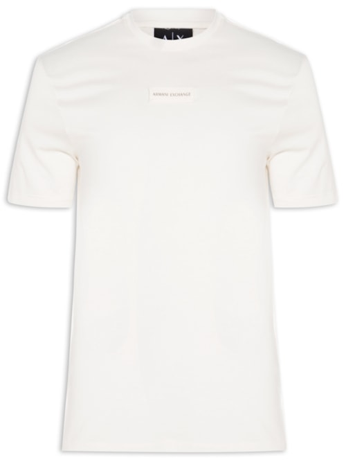 Camiseta Masculina Manga Curta AX - Branco