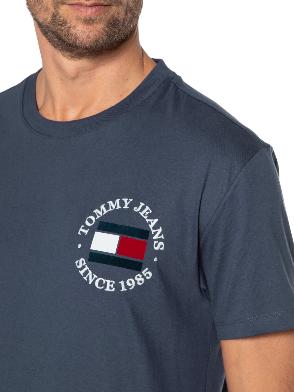 Camiseta Masculina Manga Curta Azul Tommy Jeans