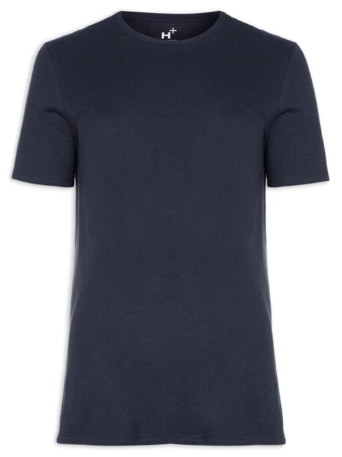 Camiseta Masculina Manga Curta - Azul