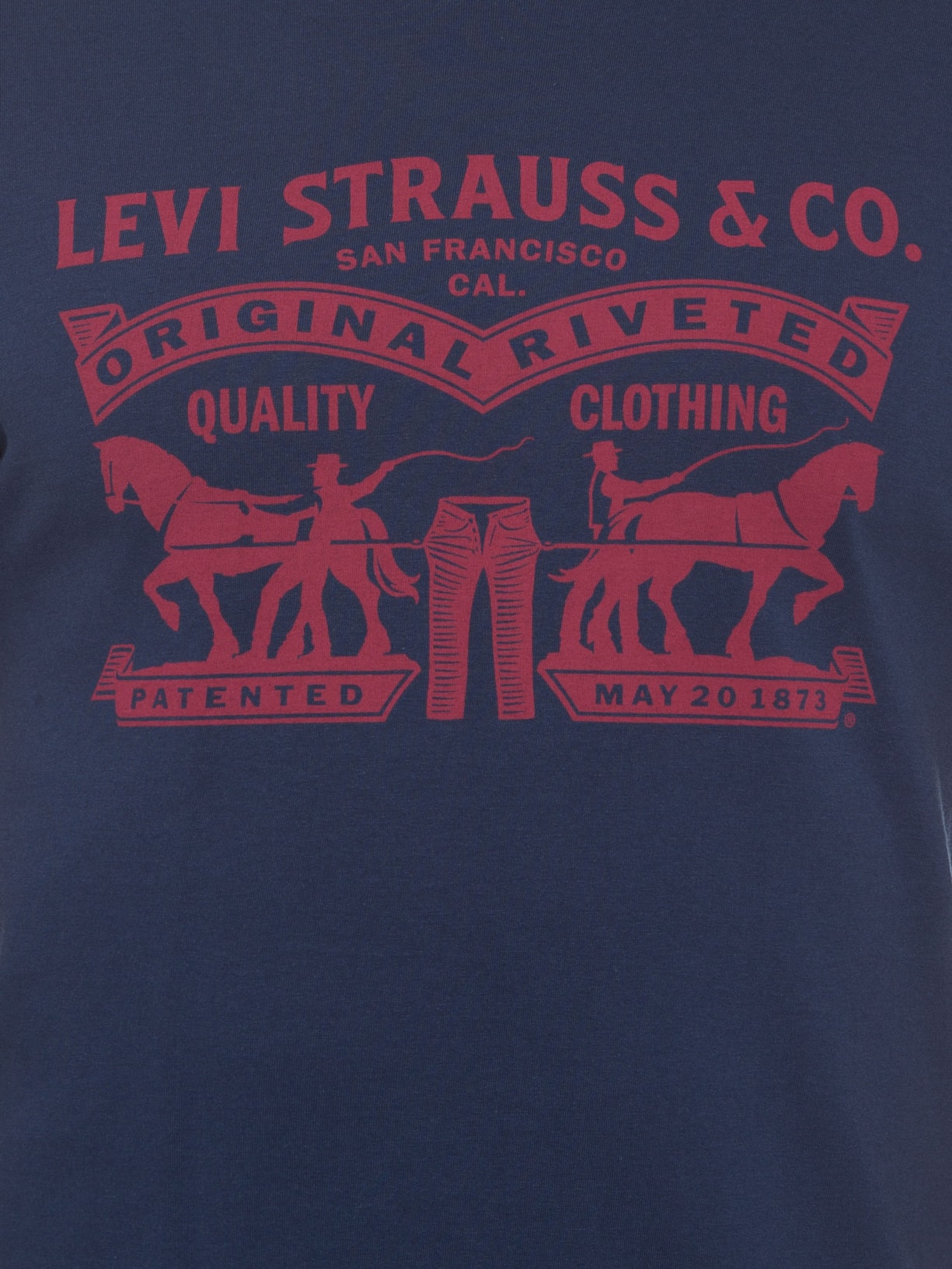 Camiseta Masculina Manga Curta Azul Levi's