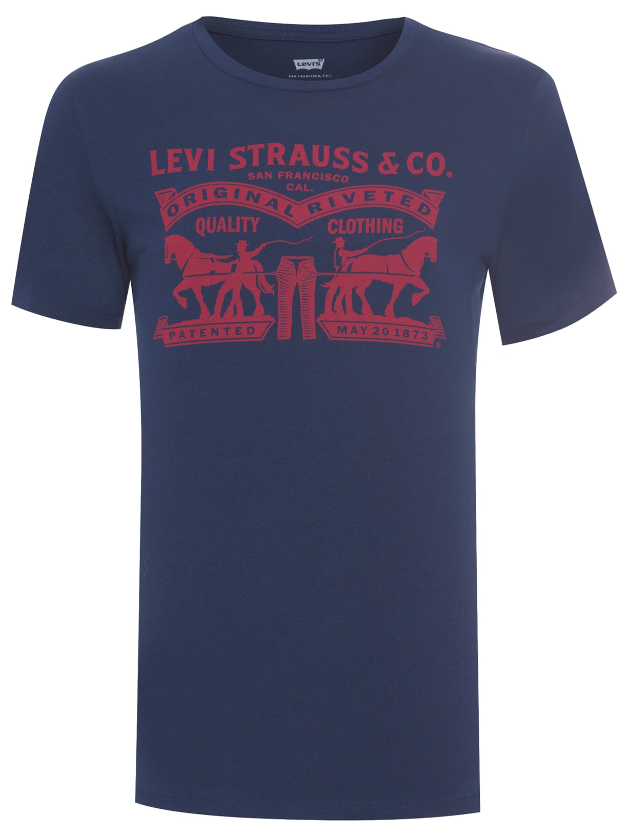 Camiseta Masculina Manga Curta Azul Levi's