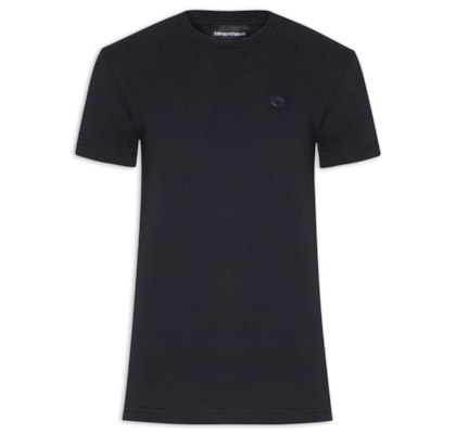 Camiseta Masculina Manga Curta - Azul