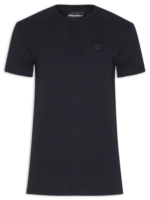 Camiseta Masculina Manga Curta - Azul