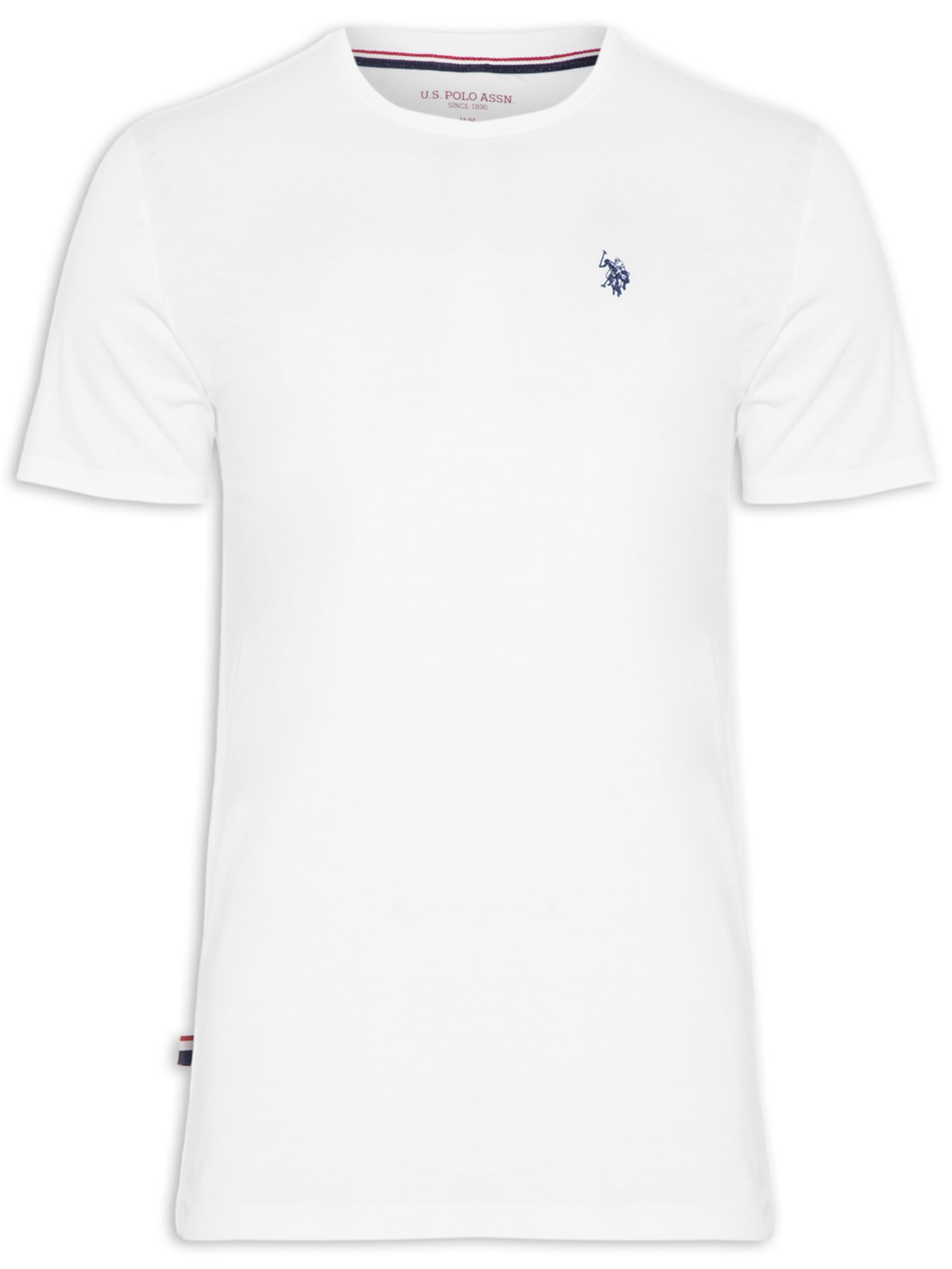 Camiseta Masculina Manga Curta Basi - Branco