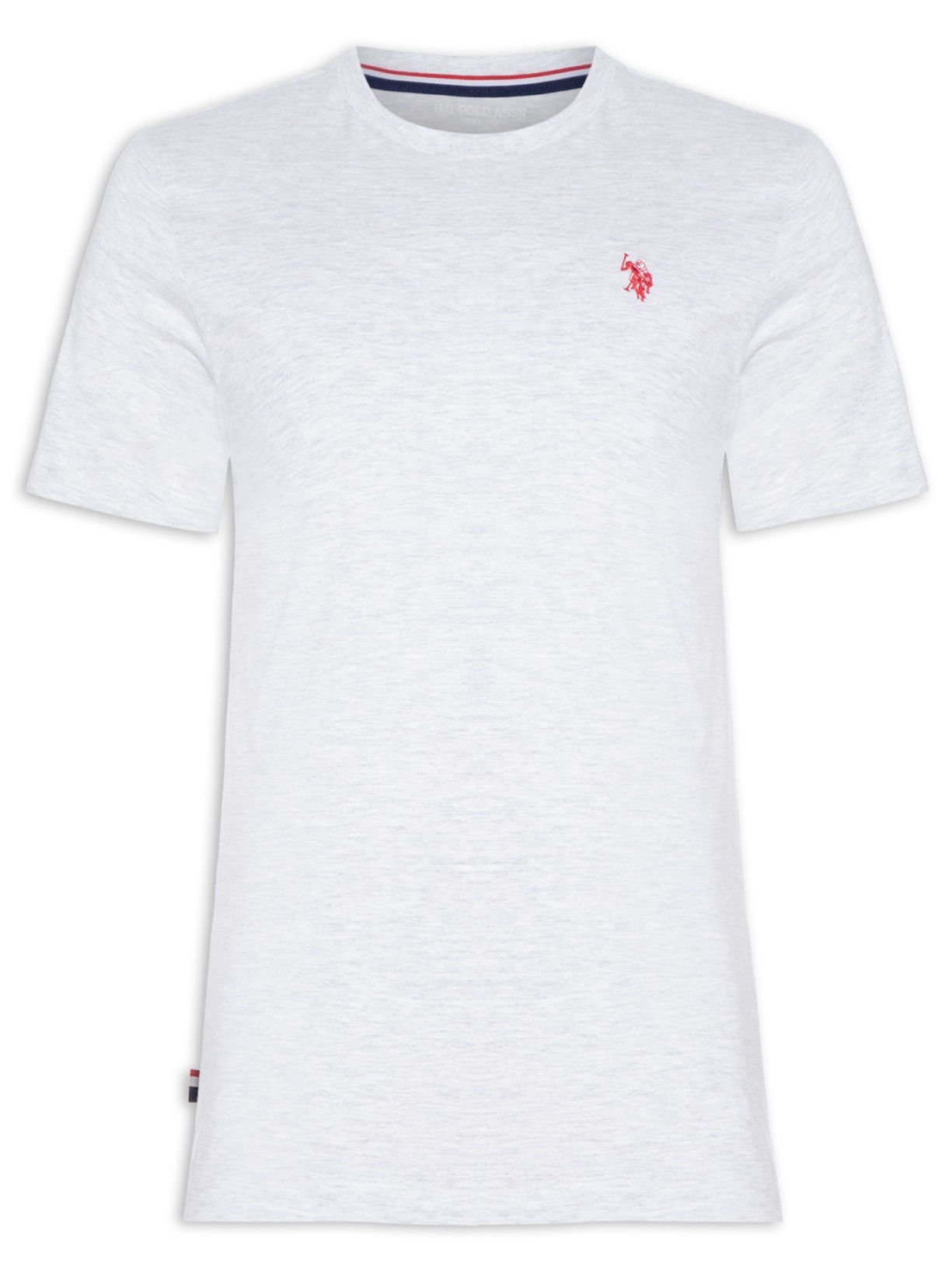 Camiseta Masculina Manga Curta Basi - Cinza