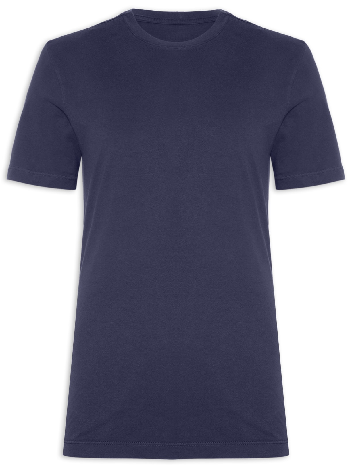 Camiseta Masculina Manga Curta Básica Aquarela - Azul