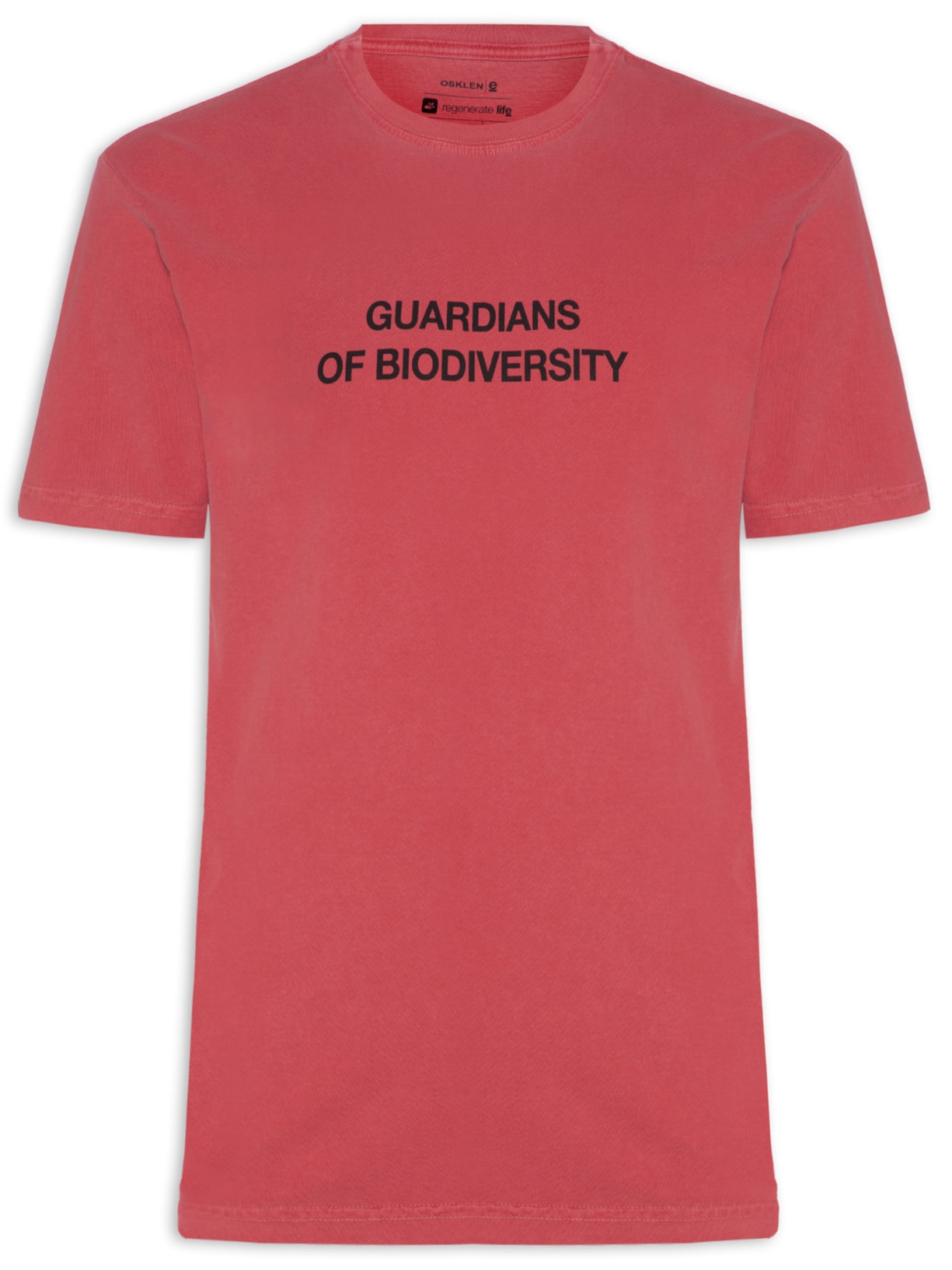 Camiseta Masculina Manga Curta Biodiversity - Vermelho