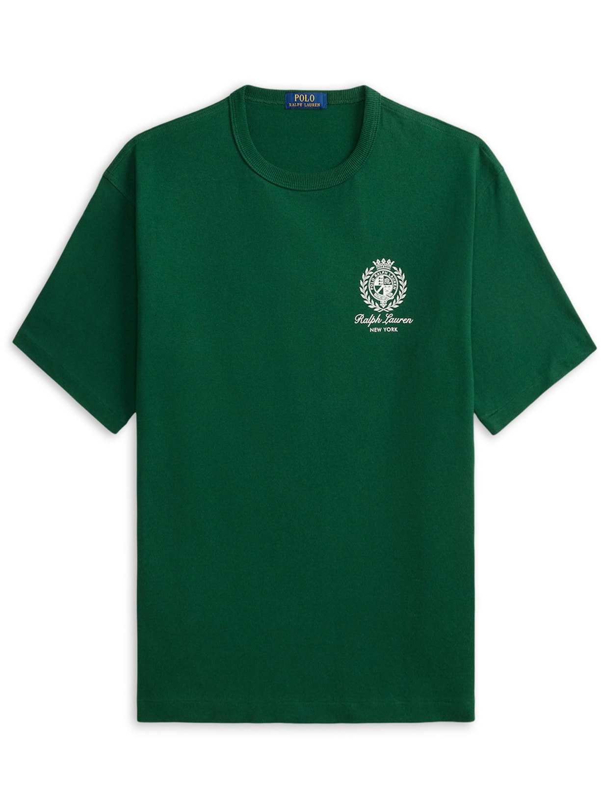Camiseta Masculina Manga Curta Bordado Preppy Verde Polo Ralph Lauren