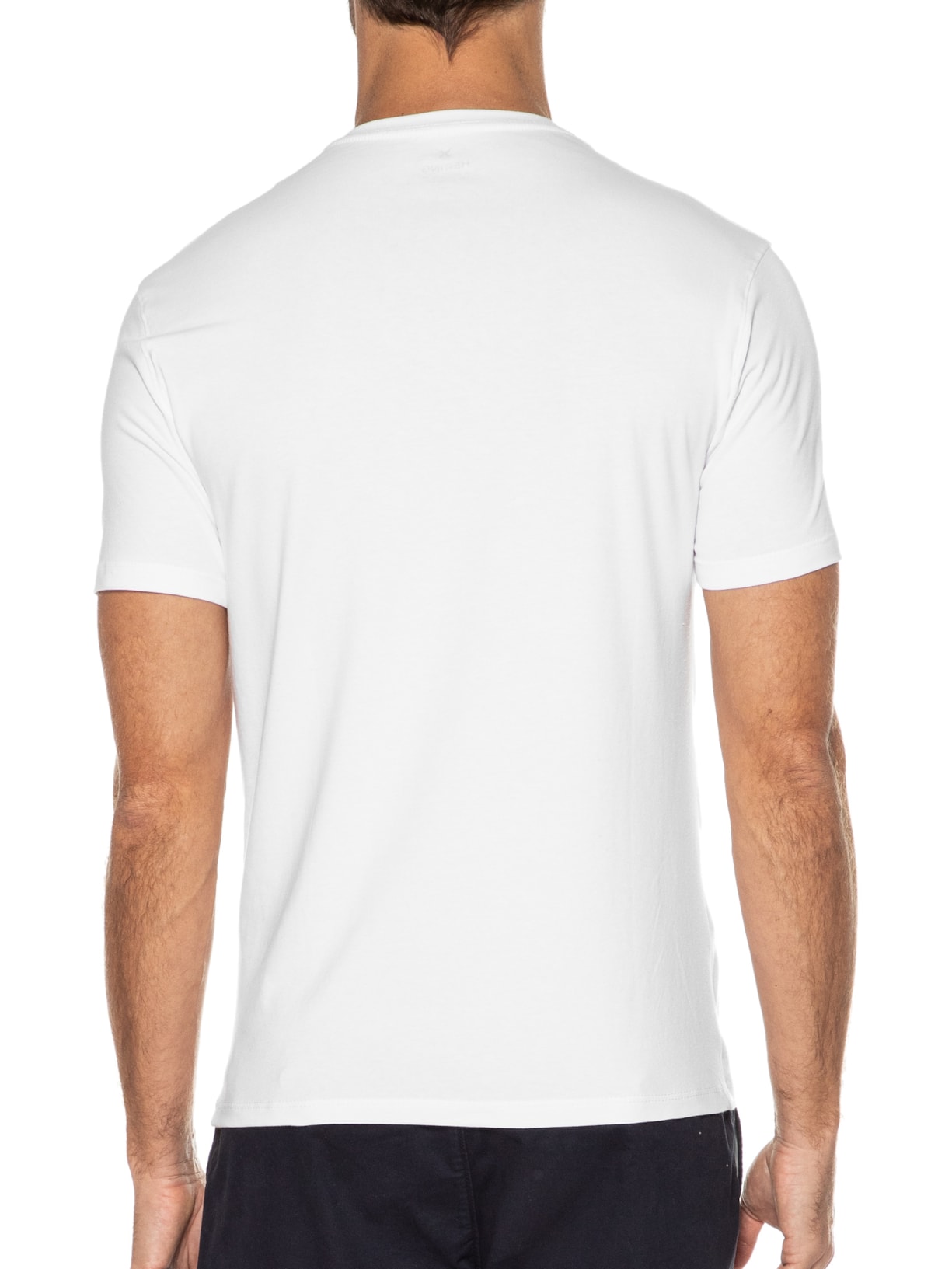 Camiseta Masculina Manga Curta Branco Hering