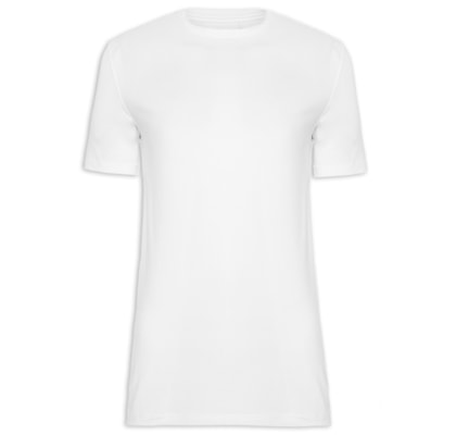 Camiseta Masculina Manga Curta - Branco