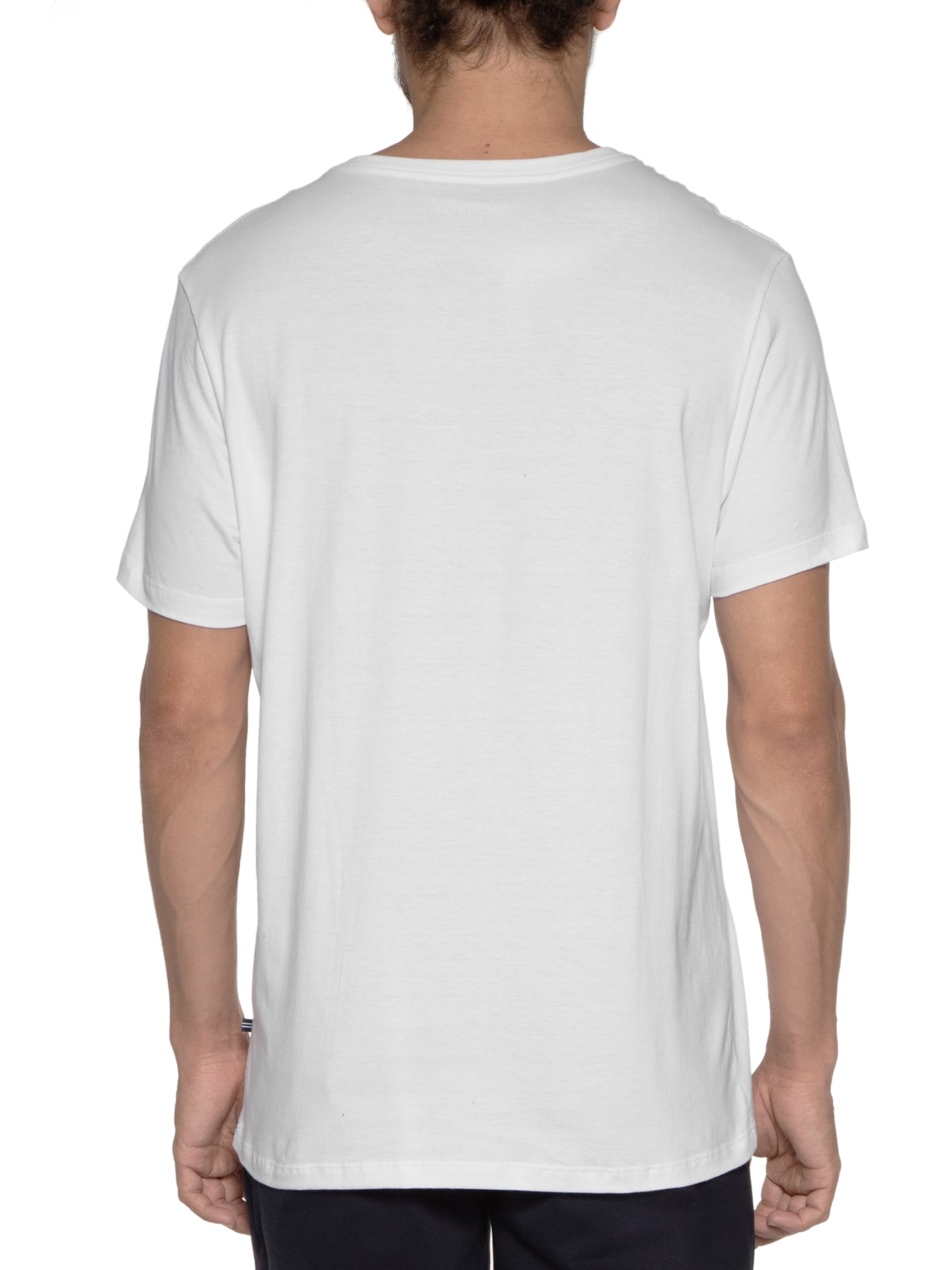 Camiseta Masculina Manga Curta Branco Nautica