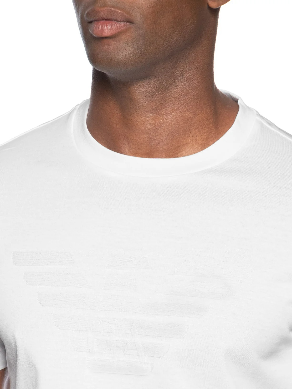 Camiseta Masculina Manga Curta Branco Emporio Armani