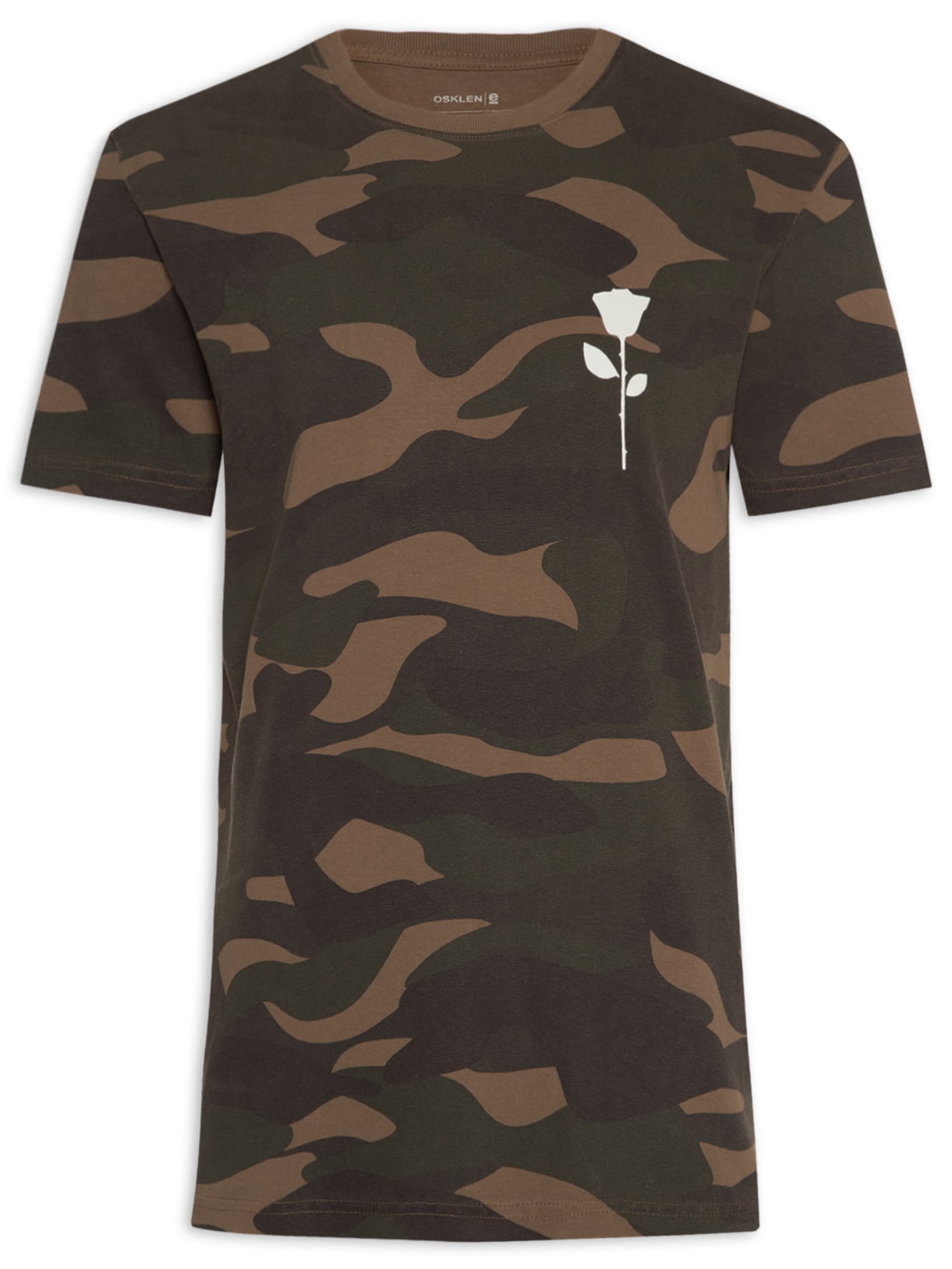 Camiseta Masculina Manga Curta Camu Nature - Verde