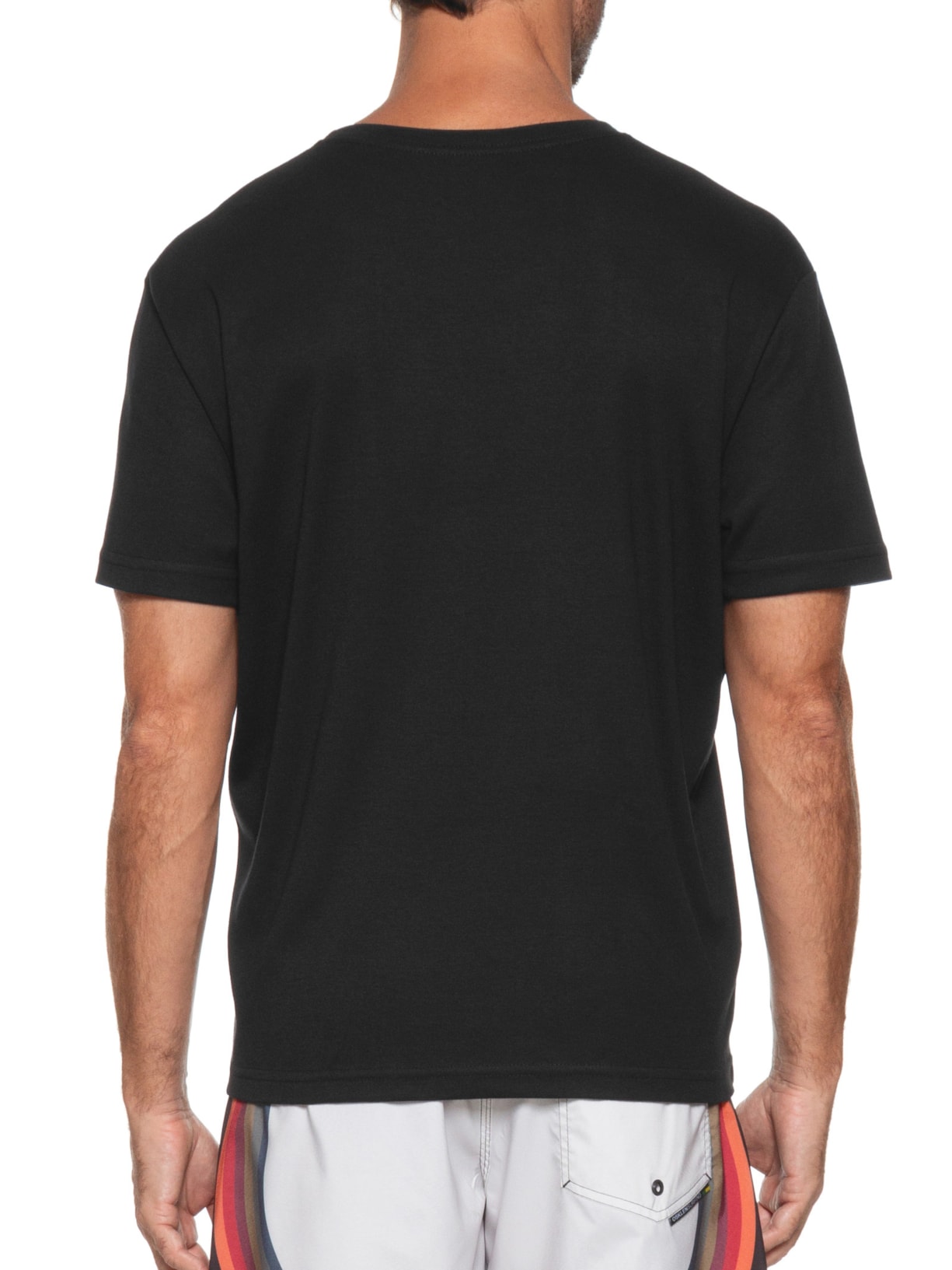 Camiseta Masculina Manga Curta Carimbo Itm Preto Osklen