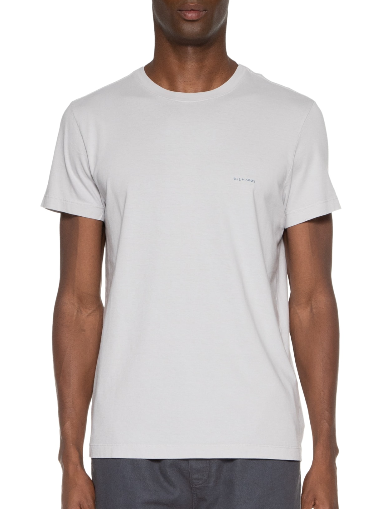 Camiseta Masculina Manga Curta Cinza Richards