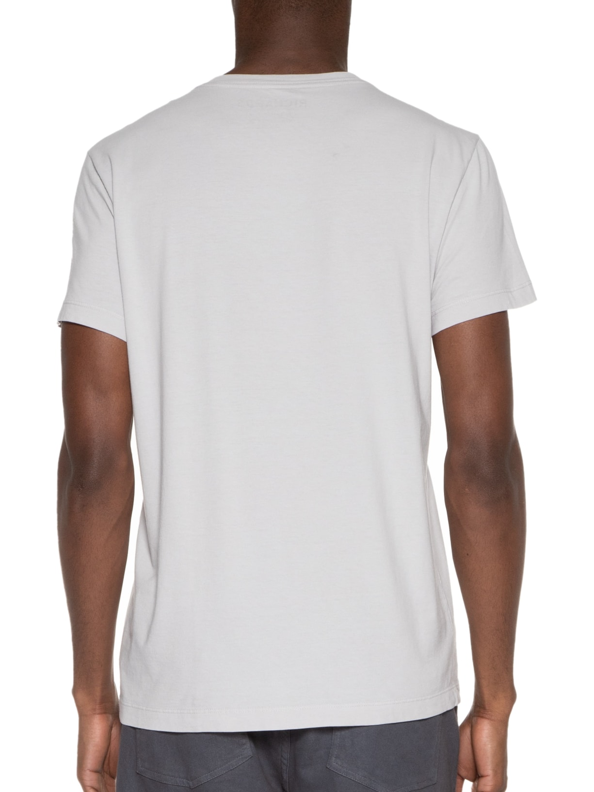 Camiseta Masculina Manga Curta Cinza Richards