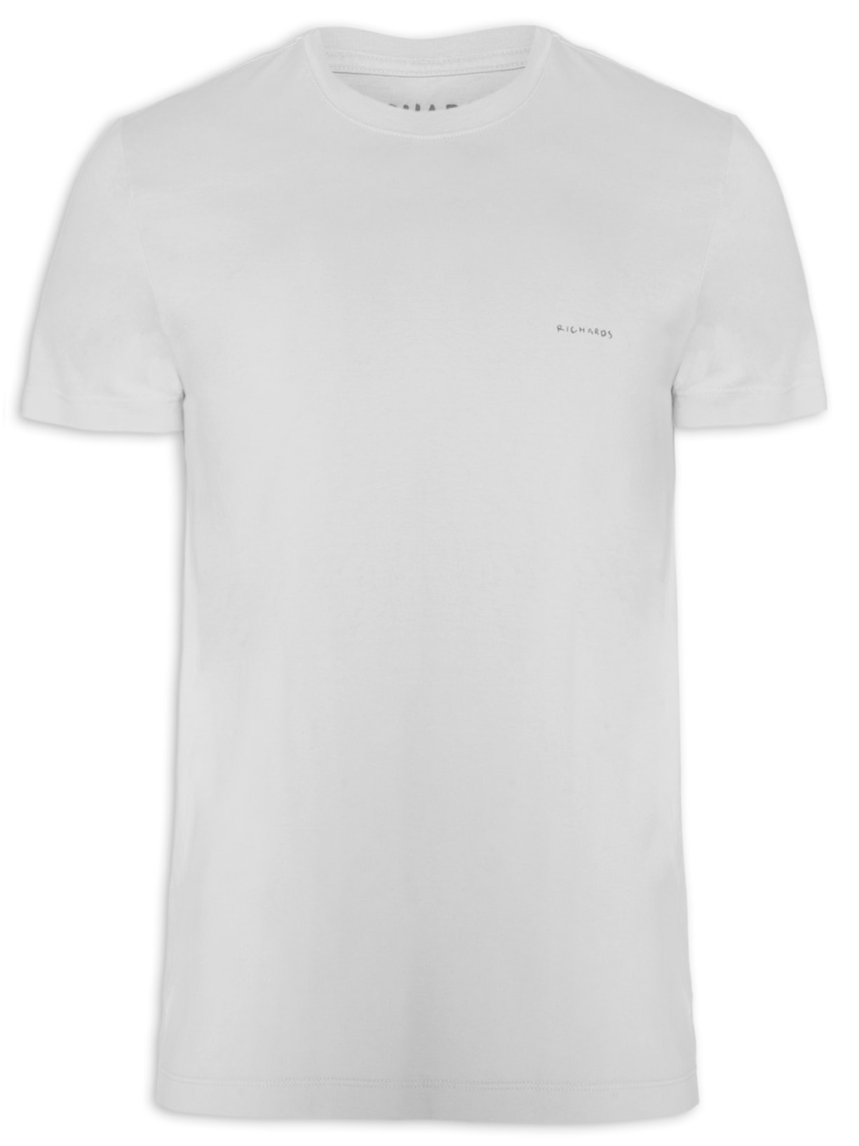 Camiseta Masculina Manga Curta Cinza Richards