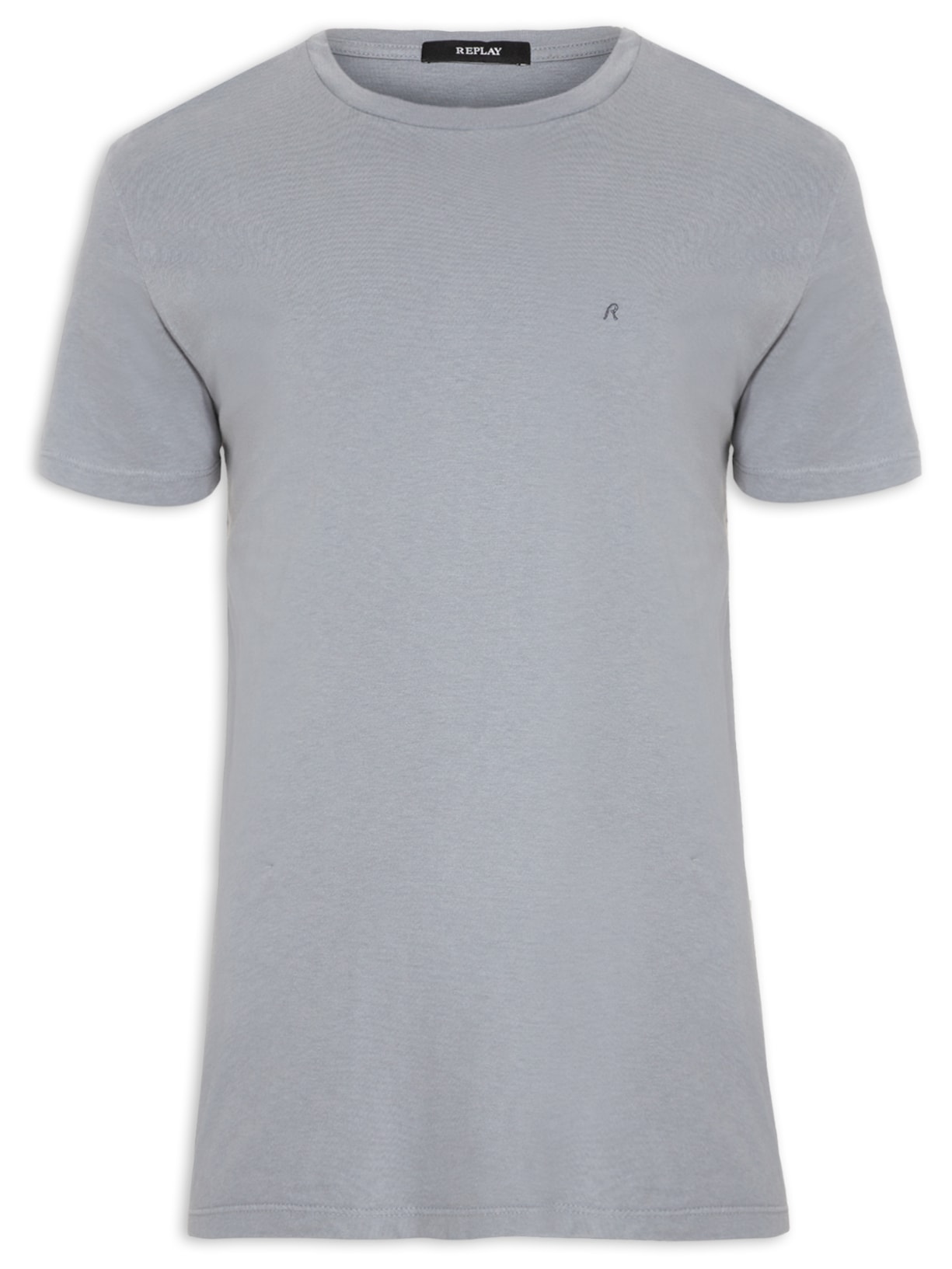 Camiseta Masculina Manga Curta - Cinza