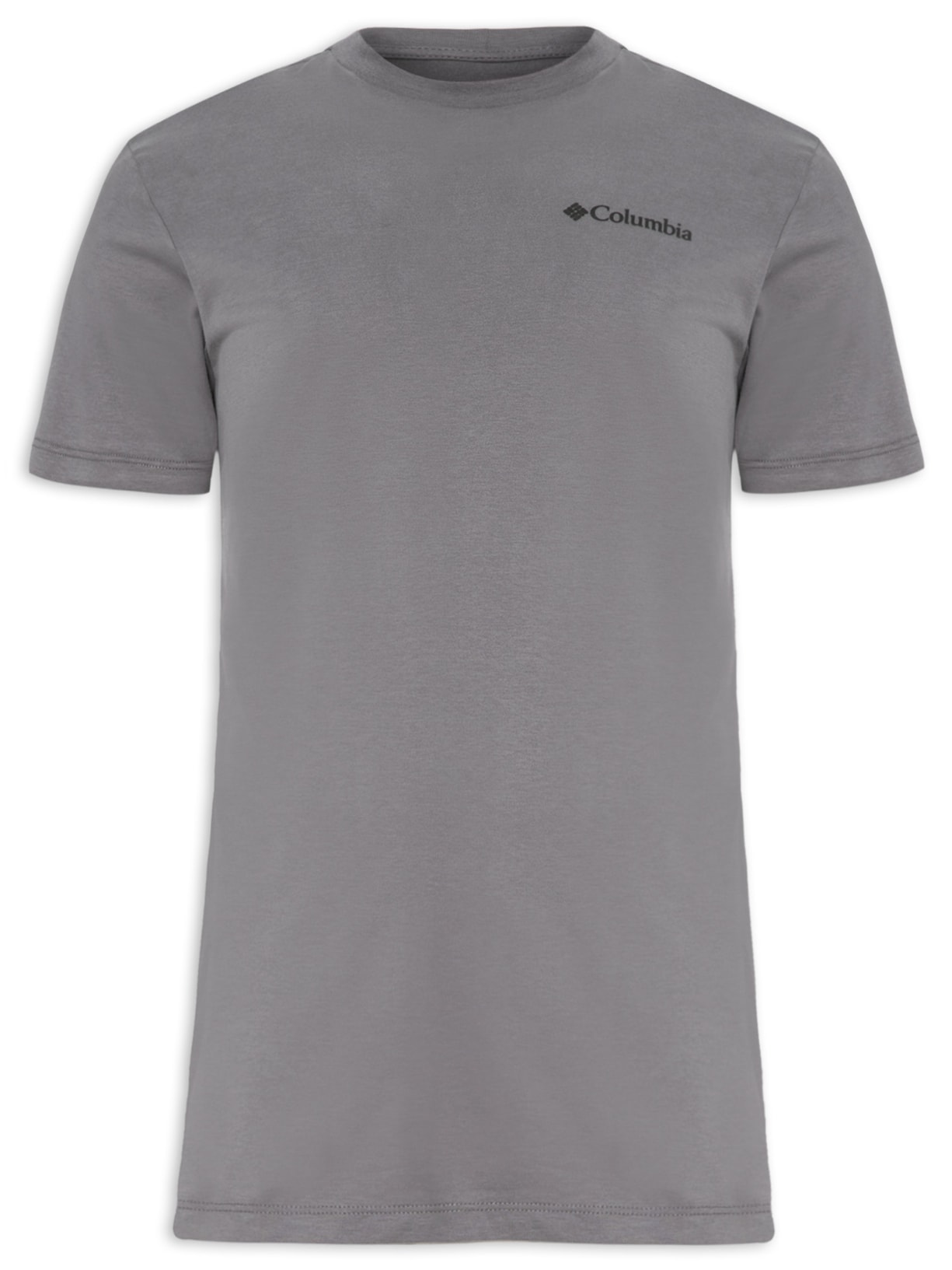 Camiseta Masculina Manga Curta - Cinza