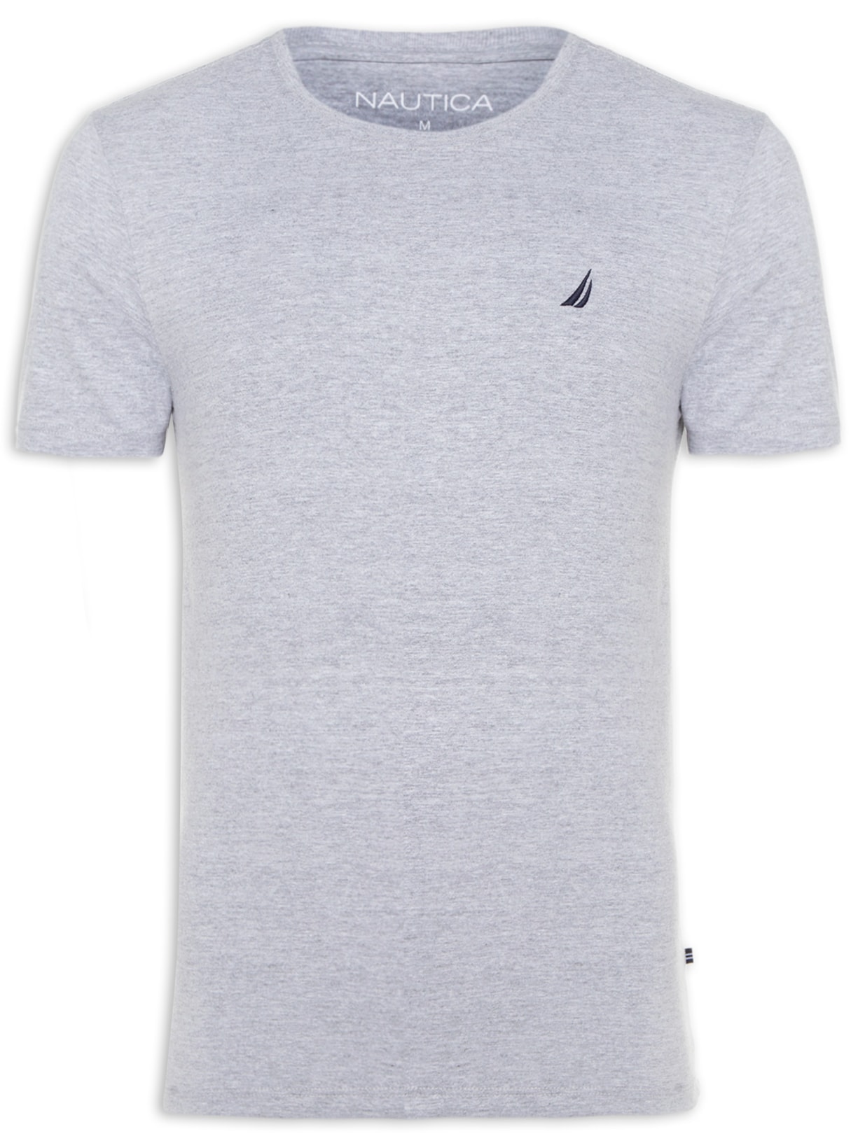 Camiseta Masculina Manga Curta - Cinza