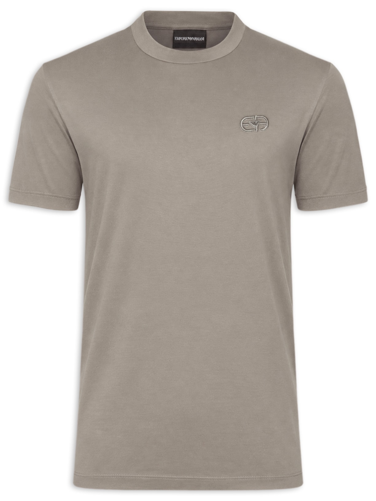 Camiseta Masculina Manga Curta Cinza Emporio Armani