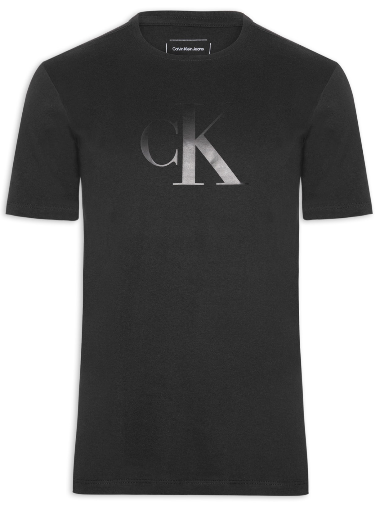 Camiseta Masculina Manga Curta Ck Gel - Preto