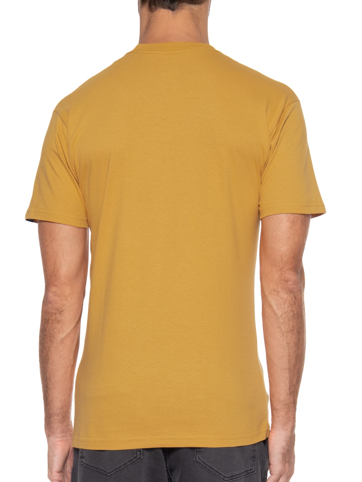 Camiseta Masculina Manga Curta Classic Amarelo Vans