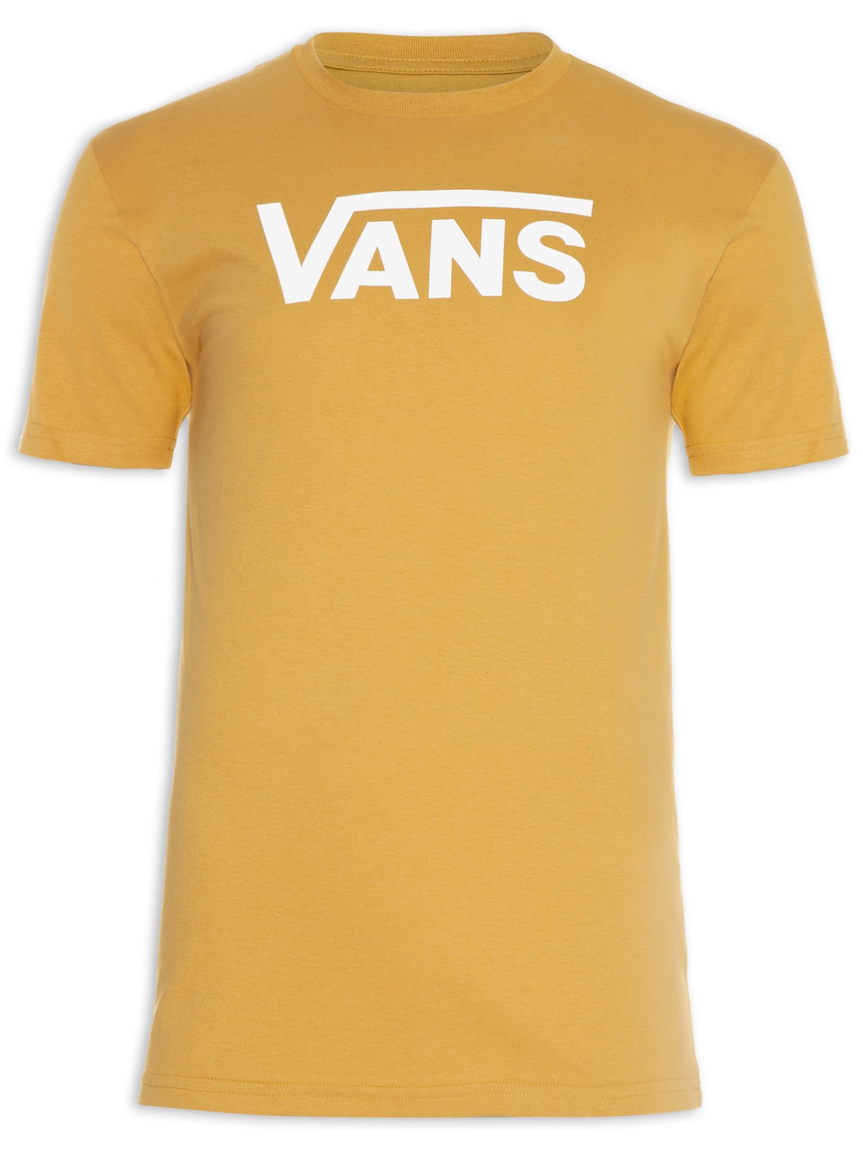 Camiseta Masculina Manga Curta Classic Amarelo Vans