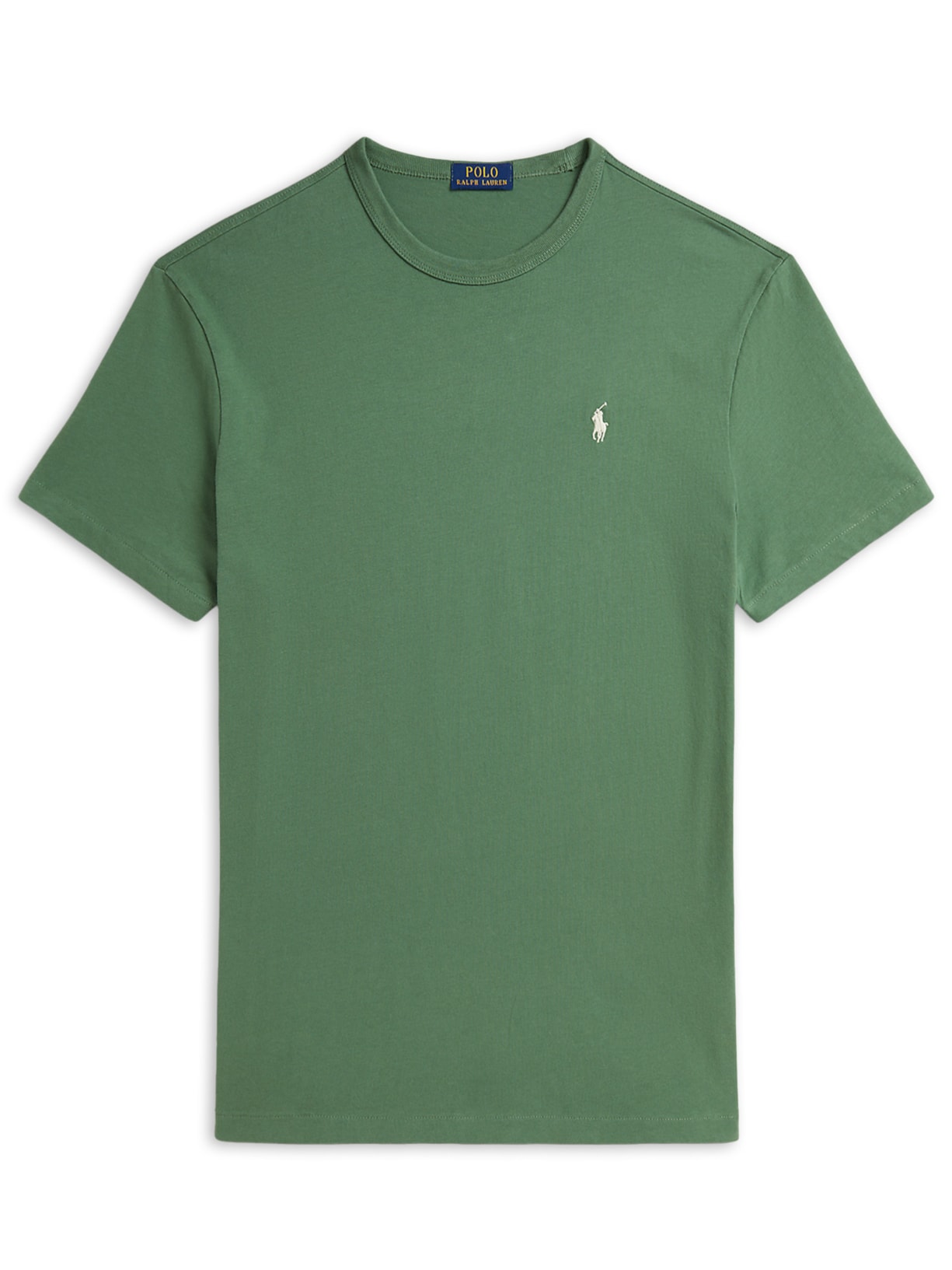 Camiseta Masculina Manga Curta Classic Logo Bordado - Verde