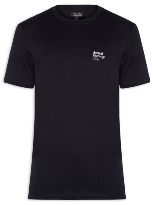 Camiseta Masculina Manga Curta Club Mini - Azul