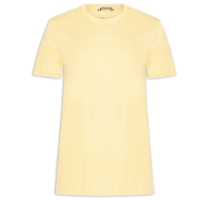 Camiseta Masculina Manga Curta Cores - Amarelo