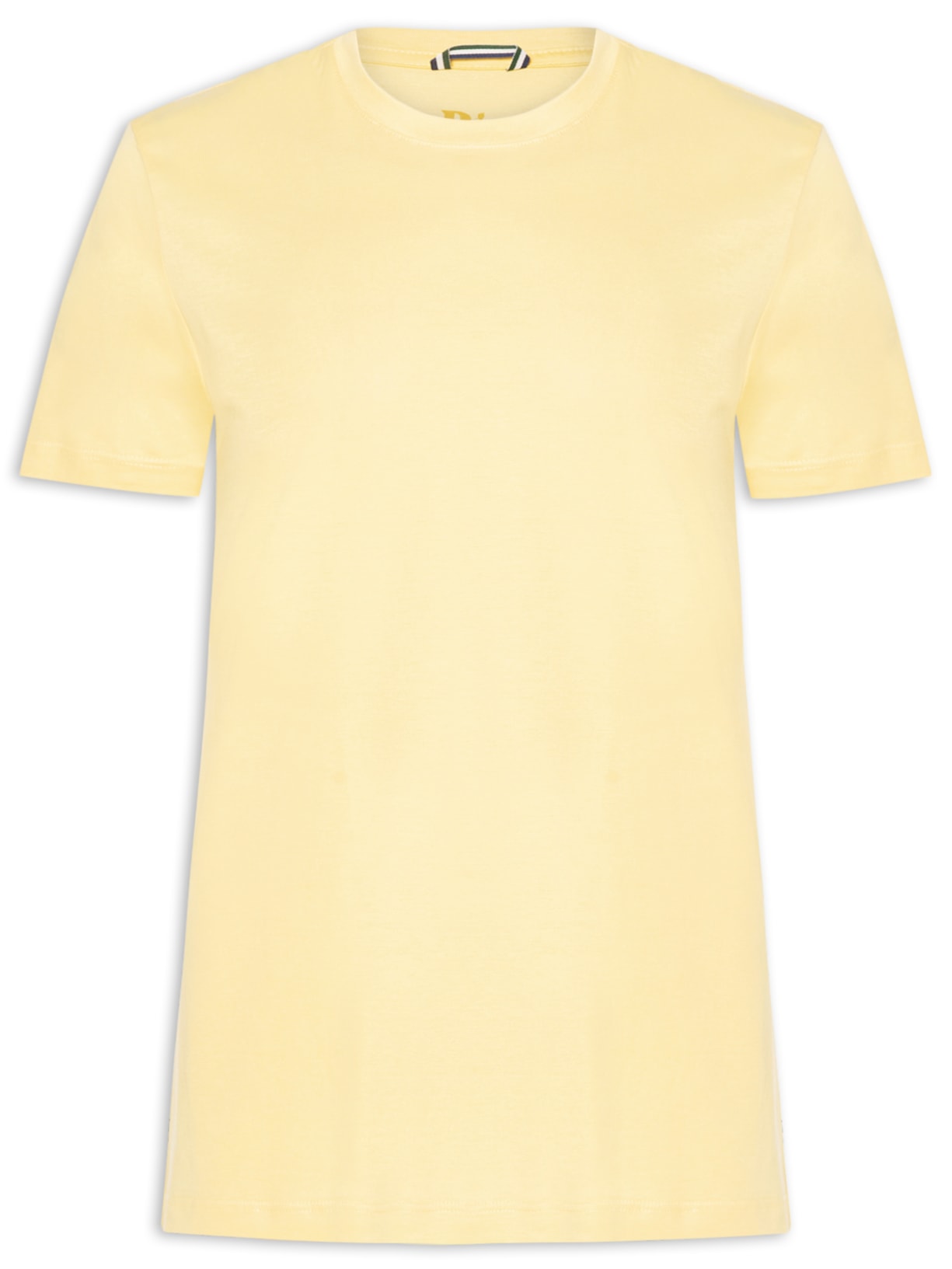 Camiseta Masculina Manga Curta Cores - Amarelo
