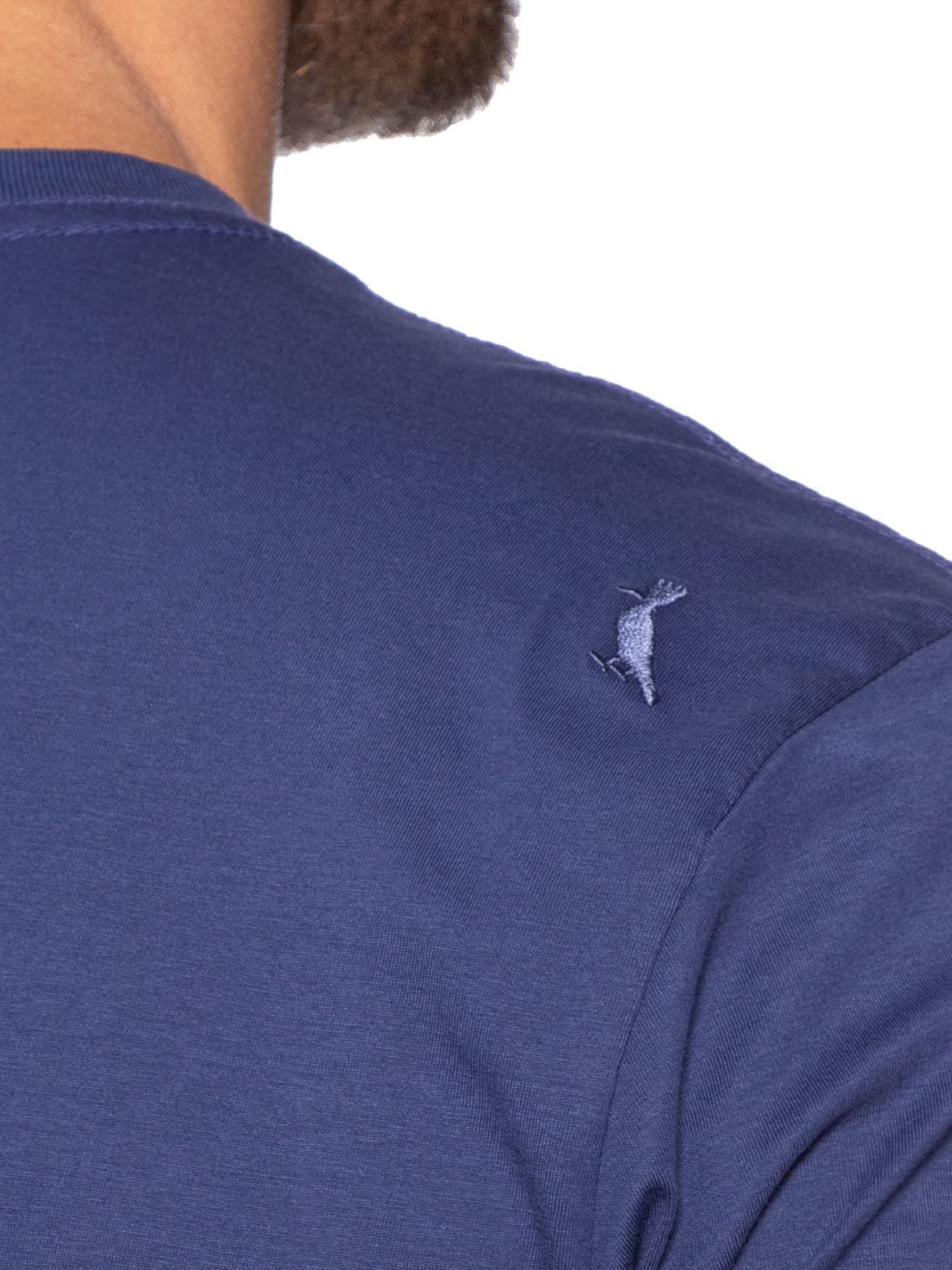 Camiseta Masculina Manga Curta Cores Azul Reserva