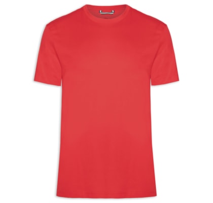 Camiseta Masculina Manga Curta Cores - Vermelho